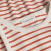 Top Striped Racer Rib red stripe von KnowledgeCotton Apparel