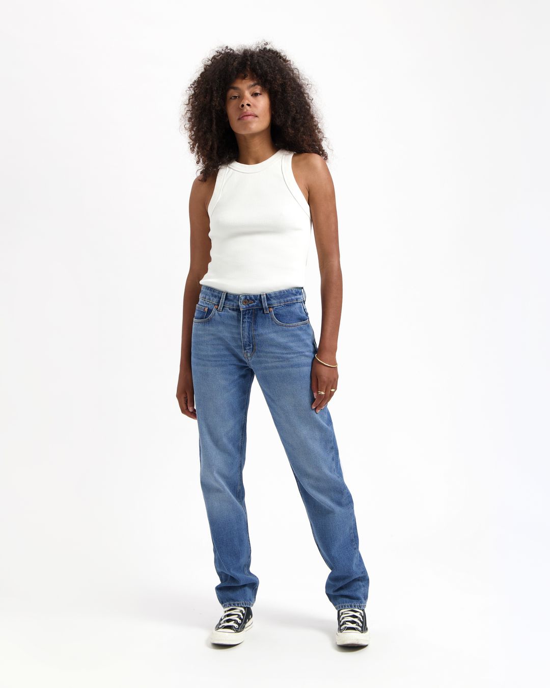 Jeans Jenna Boyfriend faded blue von Kuyichi