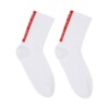 Socken Statement red/ white von Lanius