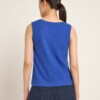 Top mit V-Ausschnitt electric blue von Lanius