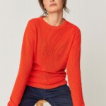Strickpullover Iradi tile red von SKFK