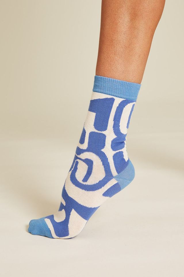Socken Maze marina von Tranquillo