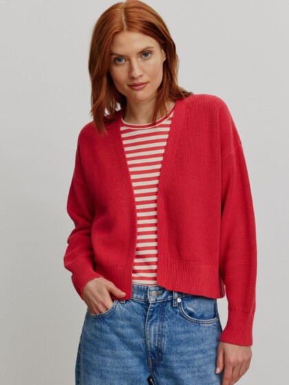 Cardigan Moringa mars red von recolution