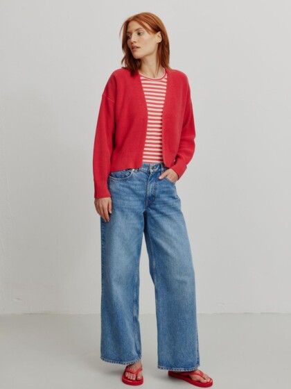 Cardigan Moringa mars red von recolution