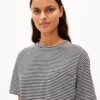 Kleid Chaara Lovely Stripes black-oatmilk von Armedangels