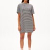 Kleid Chaara Lovely Stripes black-oatmilk von Armedangels