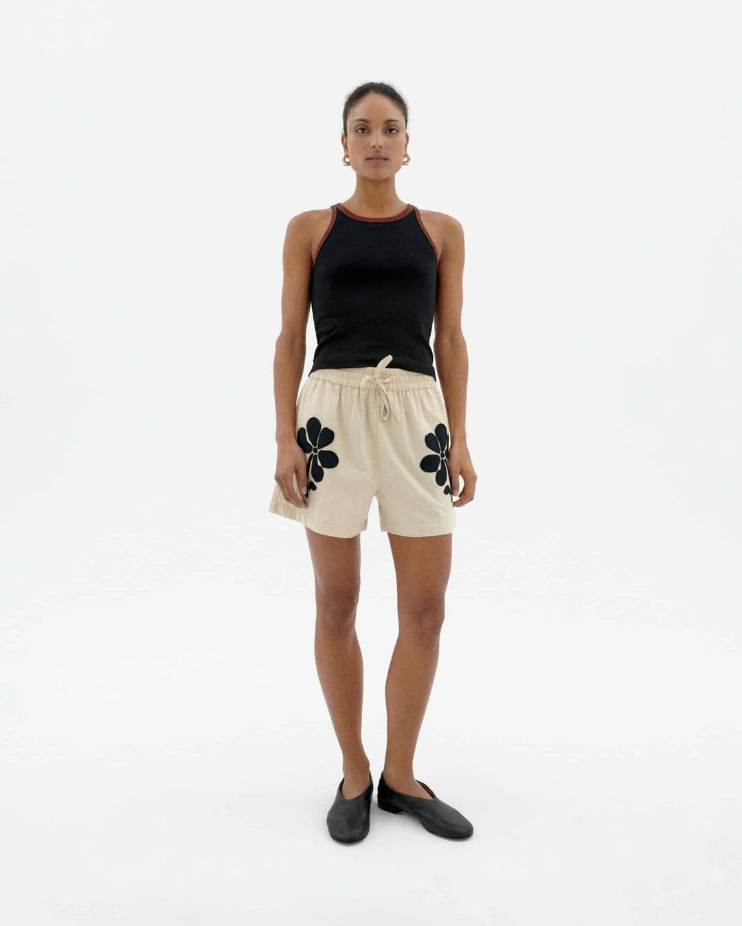 Shorts Geranio Marygold ecru von Thinking MU