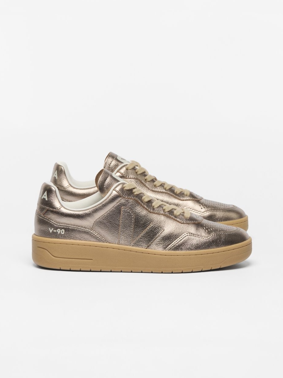 Sneaker V-90 full-bronze_natural von VEJA