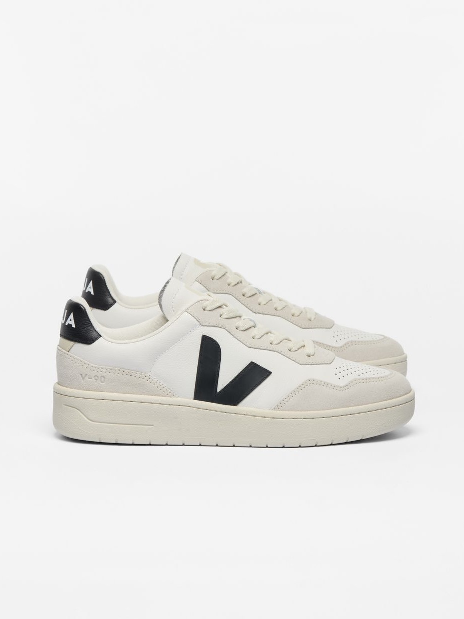 Sneaker V-90 white_black von VEJA