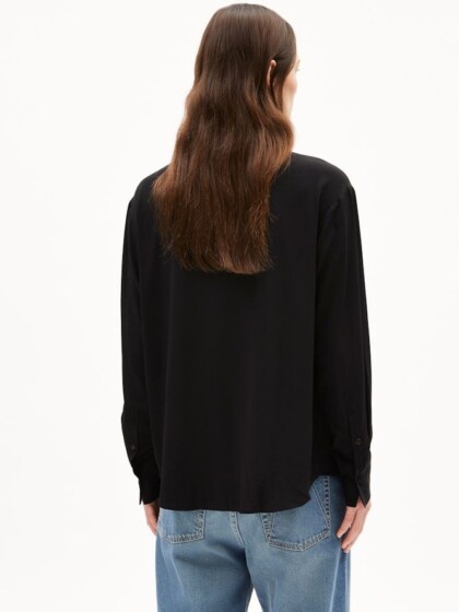 Bluse Larisaana Longsleeve black von Armedangels