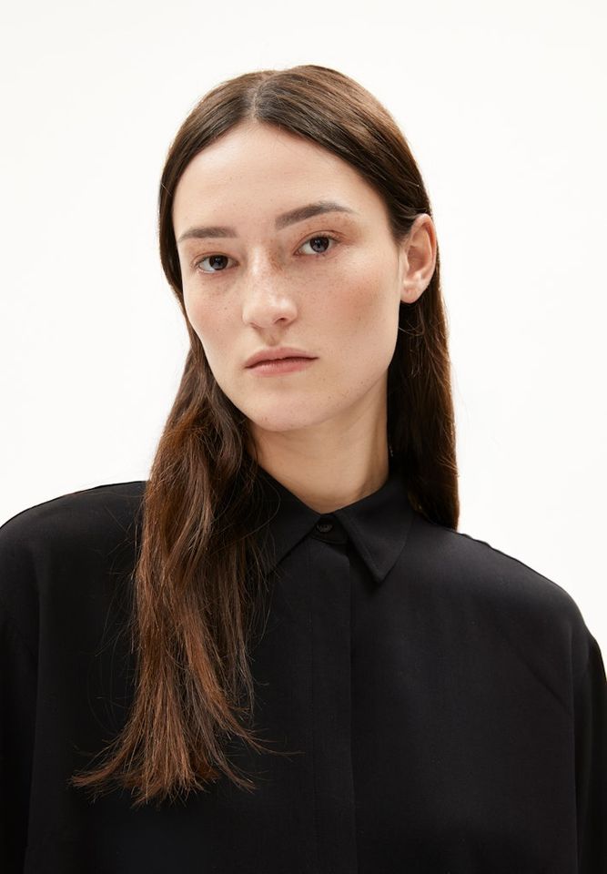 Bluse Larisaana Longsleeve black von Armedangels