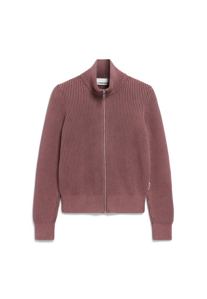 Cardigan Rebeccaa Gmt Dye dark berry von Armedangels Cardigan Rebeccaa Gmt Dye dark berry von Armedangels