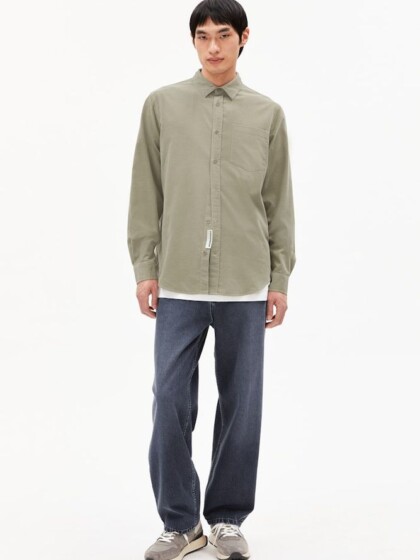 Hemd Saamy light sage von Armedangels