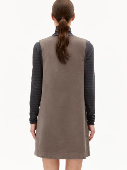 Kleid Pinaafo Corduroy walnut cream von Armedangels