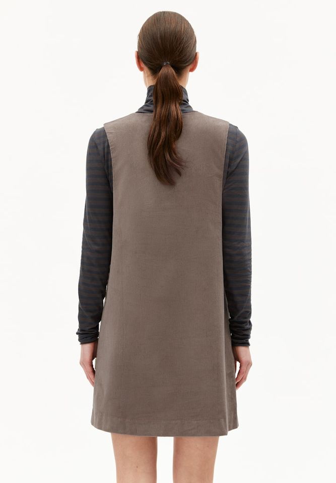 Kleid Pinaafo Corduroy walnut cream von Armedangels