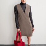 Kleid Pinaafo Corduroy walnut cream von Armedangels
