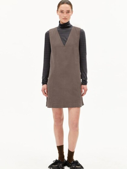 Kleid Pinaafo Corduroy walnut cream von Armedangels