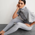 Leggings Faribaa silver melange von Armedangels