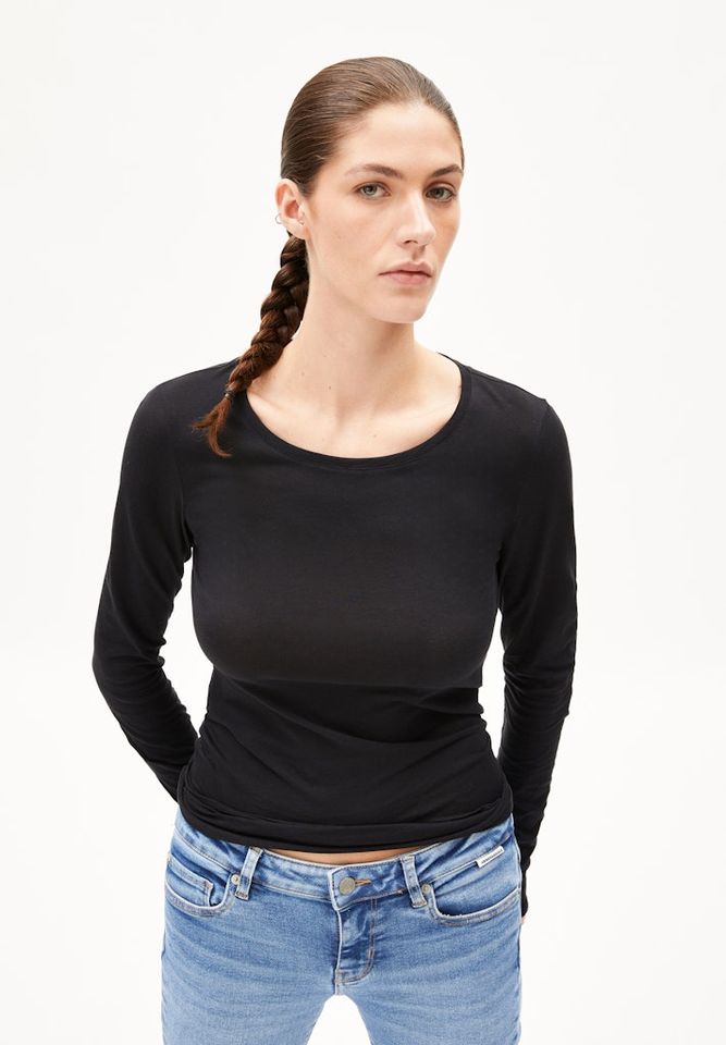 Longsleeve Einiaara Soft black von Armedangels