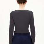 Longsleeve Einiaara Soft dark steel von Armedangels