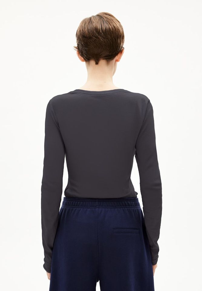 Longsleeve Einiaara Soft dark steel von Armedangels