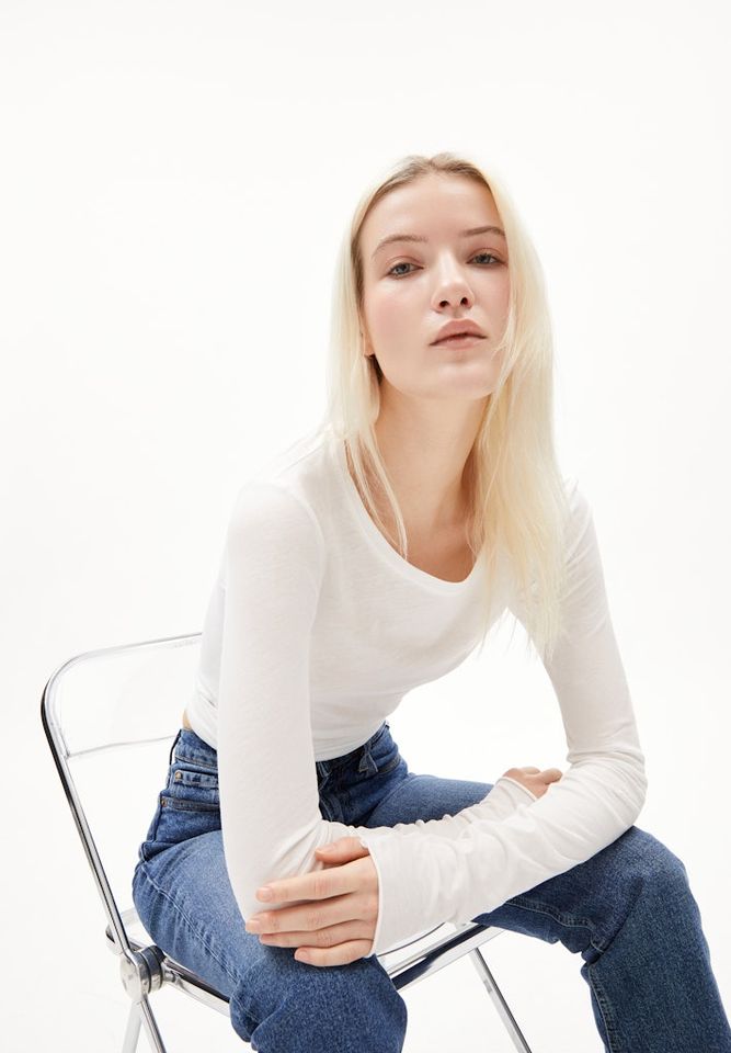 Longsleeve Einiaara Soft off white von Armedangels