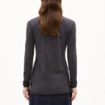 Longsleeve Grazilianaa Soft dark steel von Armedangels