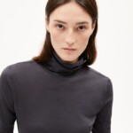 Longsleeve Grazilianaa Soft dark steel von Armedangels