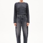 Longsleeve Marynaa Fine Stripe dark steel-oatmilk von Armedangels