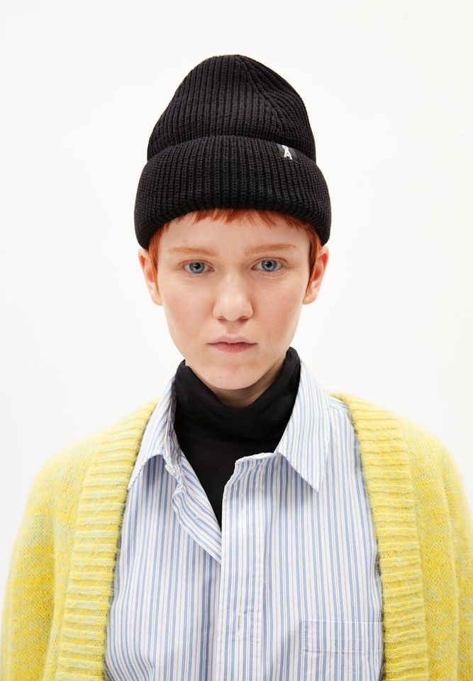 Mütze Nildaao Wool black von Armedangels