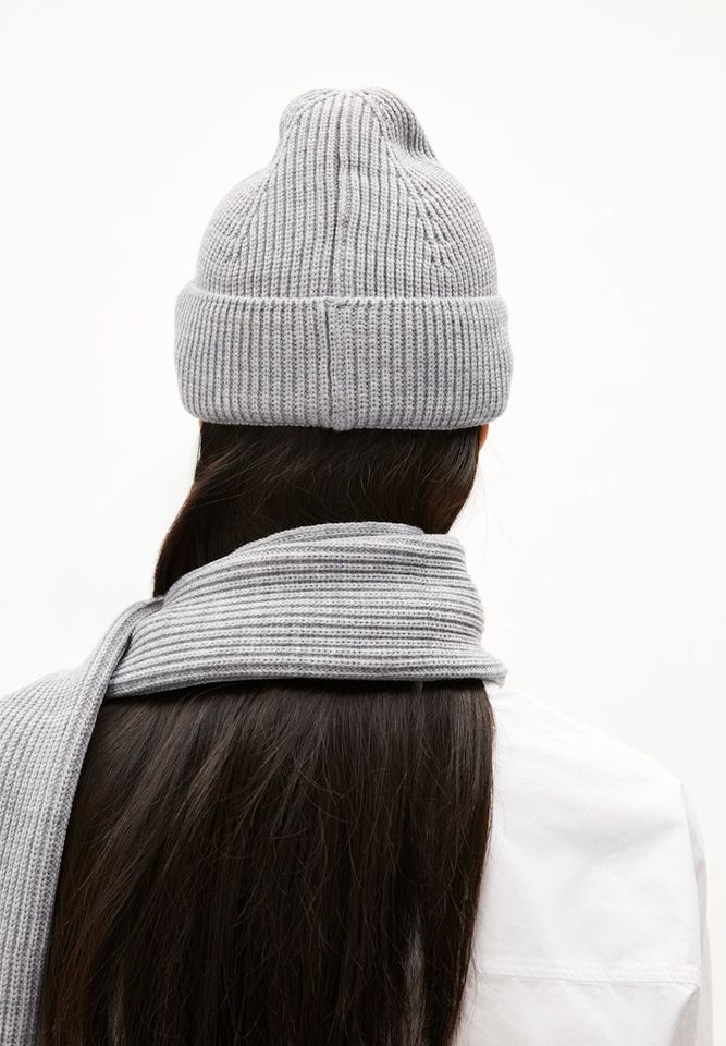 Mütze Nildaao Wool light grey melange von Armedangels