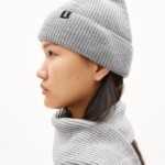 Mütze Nildaao Wool light grey melange von Armedangels