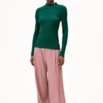 Rippstrick Alaania emerald green von Armedangels