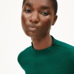 Rippstrick Alaania emerald green von Armedangels
