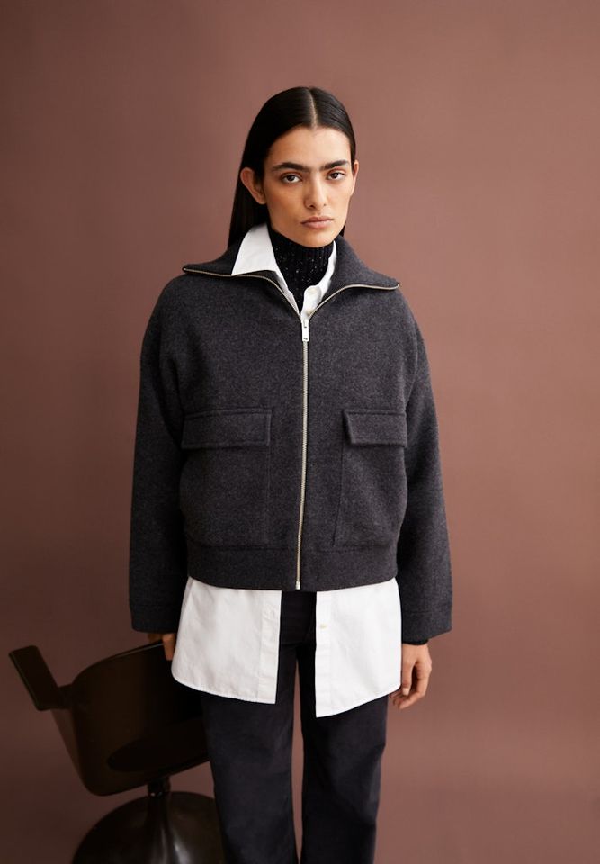 Strickjacke Joaniaas steel melange von Armedangels