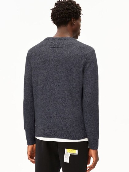 Strickpullover Alvaario steel melange-dark morning-night sky von Armedangels
