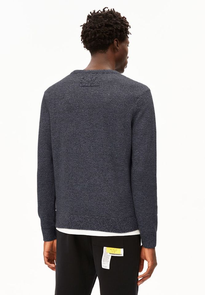 Strickpullover Alvaario steel melange-dark morning-night sky von Armedangels