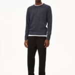 Strickpullover Alvaario steel melange-dark morning-night sky von Armedangels