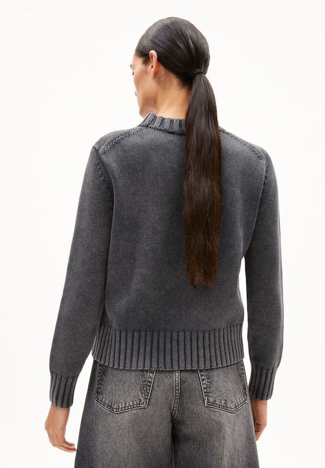 Strickpullover Amaliaas Gmt Dye black von Armedangels