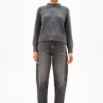 Strickpullover Amaliaas Gmt Dye black von Armedangels