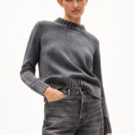Strickpullover Amaliaas Gmt Dye black von Armedangels