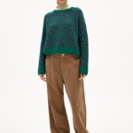 Strickpullover Diliriaa Leopaa emerald green von Armedangels