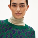 Strickpullover Diliriaa Leopaa emerald green von Armedangels
