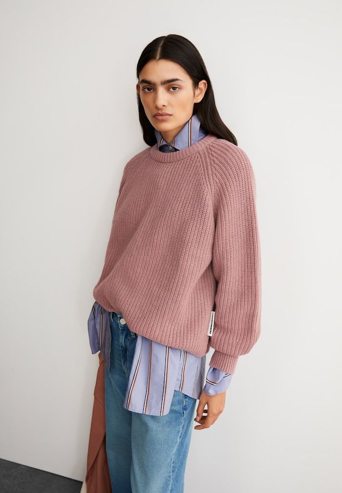 Strickpullover Kaagi light berry von Armedangels