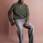 Strickpullover Kaalves Gmt Dye forest pine von Armedangels