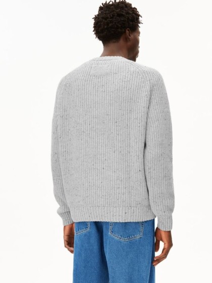Strickpullover Kiaano Tweed oatmilk-black tweed von Armedangels