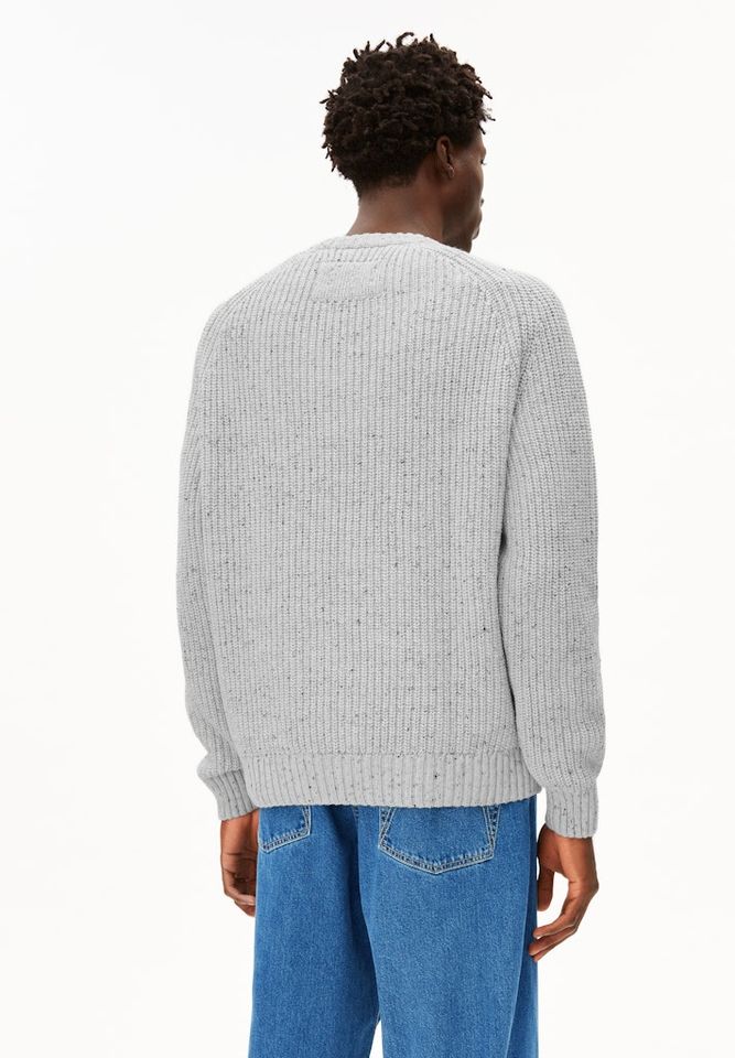 Strickpullover Kiaano Tweed oatmilk-black tweed von Armedangels