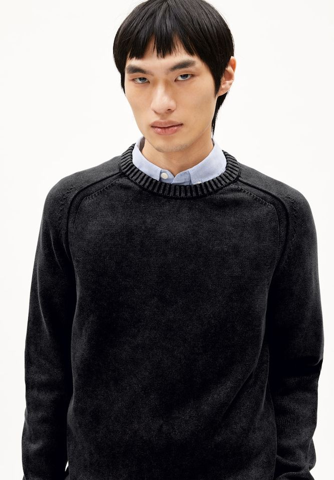 Strickpullover Vaanjo Gmt Dye black von Armedangels