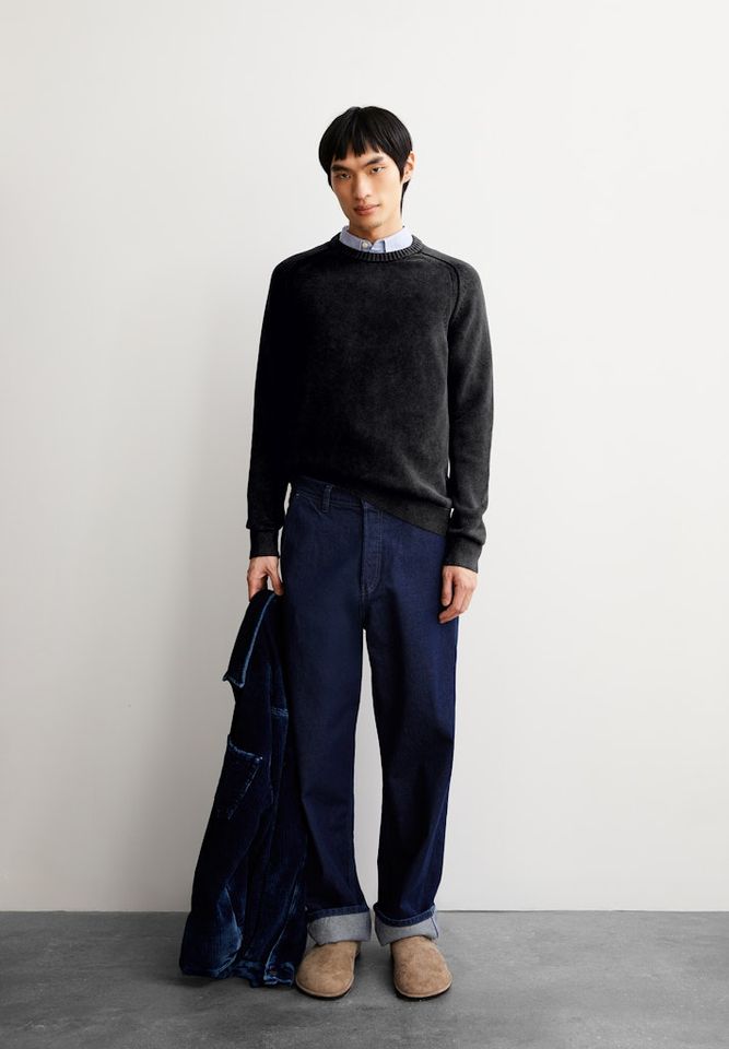 Strickpullover Vaanjo Gmt Dye black von Armedangels