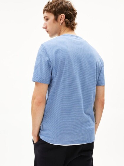 T-Shirt Jaames Structure New pure-dark morning von Armedangels